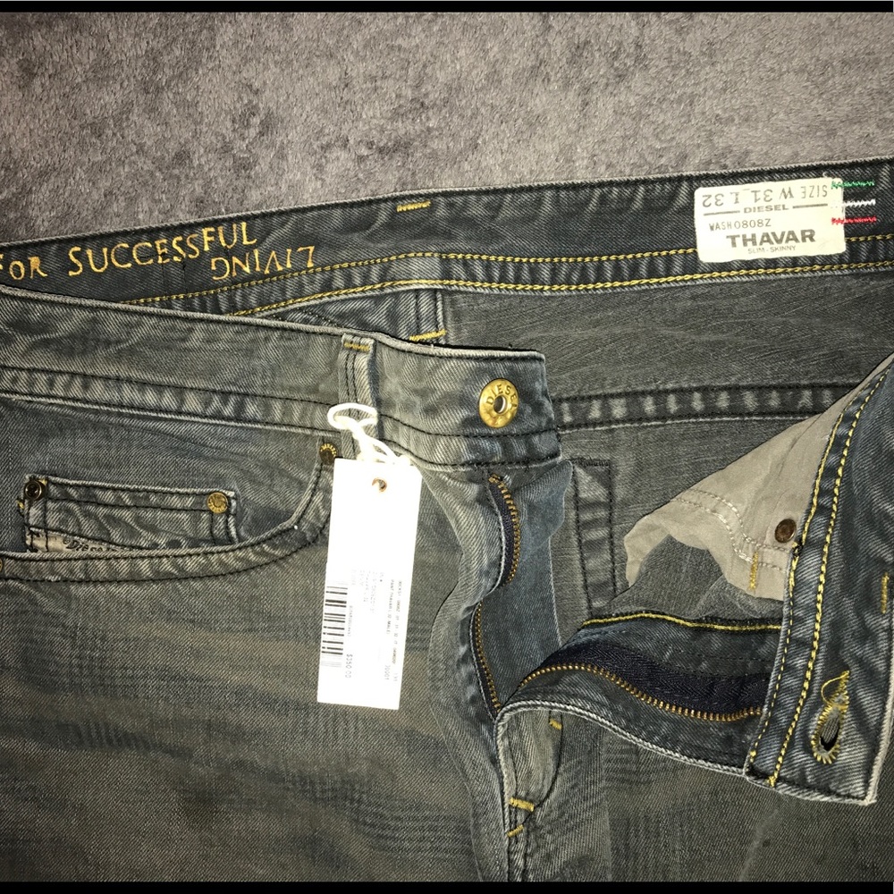 Diesel Jeans. Thavar slim/straight made in Italy.
